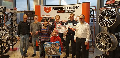Go Kart Challenge Reifen Lorenz - die Gewinner