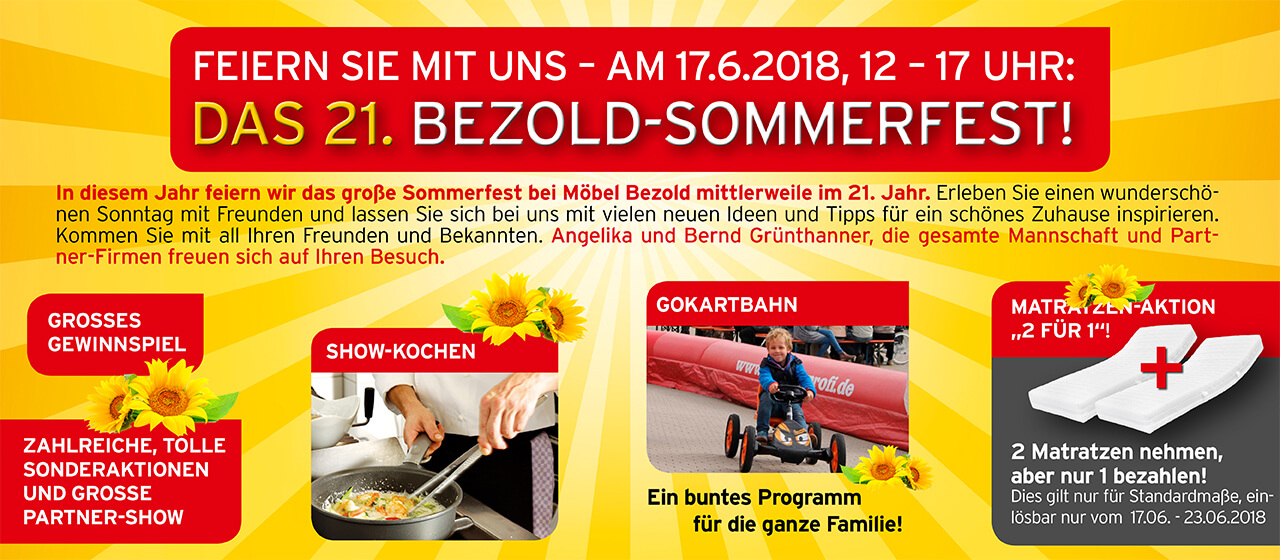Bezold-Sommerfest 2018 - gokart-profi.de ist mit der mobilen Gokartbahn dabei