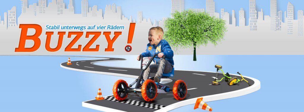 BERG Buzzy Kinderfahrzeuge sind stabiler als das Dreirad - gokart-profi.de RATGEBER