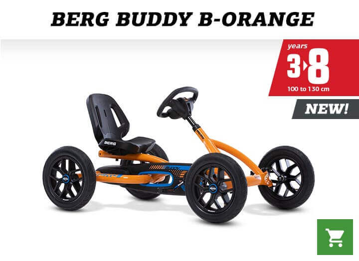 BERG Gokart Buddy B-Orange BF-R 2.0 - TOP ANGEBOT - sinnvolle Geschenke für Kinder - gokart-profi.de