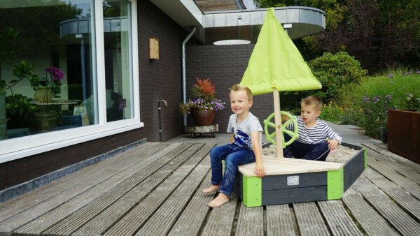 Geburtstagsgeschenke für Kinder - Gartenspielgeräte - kaufen auf spiel-preis.de HIER: EXIT Aksent Boot Sandkasten 
