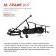 BERG Gokart XL - Traxx Case-IH BFR + Heck-Hebevorrichtung + Überrollbügel