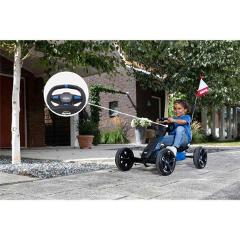 BERG Gokart M - Reppy Roadster blau + Soundbox