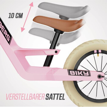 BERG Laufrad Biky Retro rosa 12"