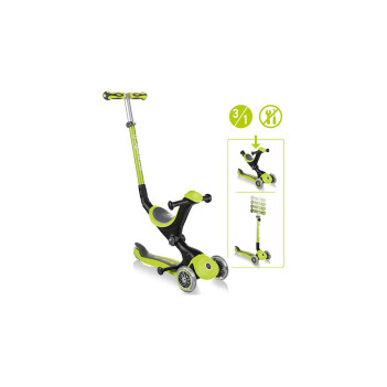 GLOBBER Go-Up Deluxe 3in1 Laufrad lime gr&uuml;n