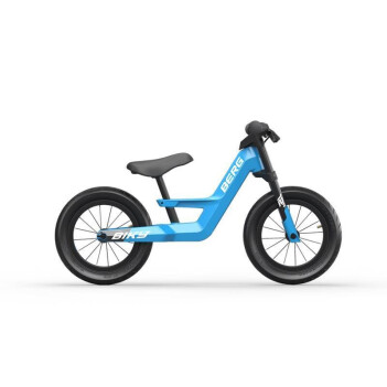 BERG Laufrad Biky City blau 12" + Handbremse + Seitenstütze