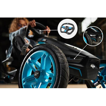 BERG Gokart L - Rally 2.0 APX Blau BFR + Anhänger L