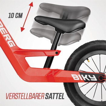 BERG Laufrad Biky City rot 12" + Seitenstütze - Ausstellungsmodell