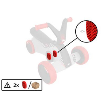 BERG Gokart GO² SparX Red - Pedal (2x) ERSATZTEIL