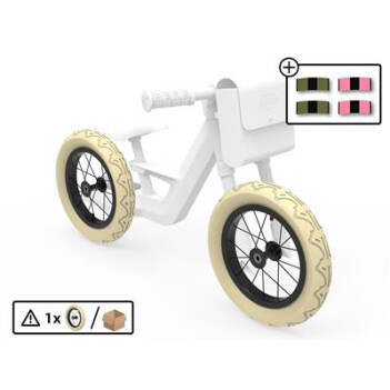 BERG Gokart Wheel 12 Retro - Black/Beige ERSATZTEIL
