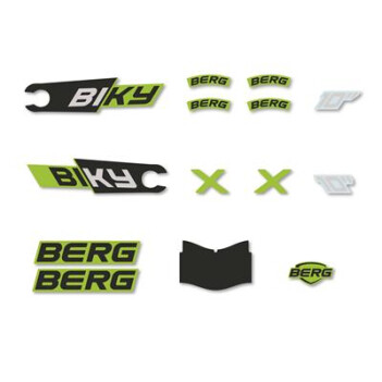 BERG Gokart Biky - Sticker set Mini Green ERSATZTEIL