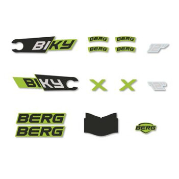 BERG Gokart Biky - Sticker set City Green ERSATZTEIL