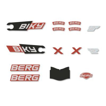 BERG Gokart Biky - Sticker set City Red ERSATZTEIL