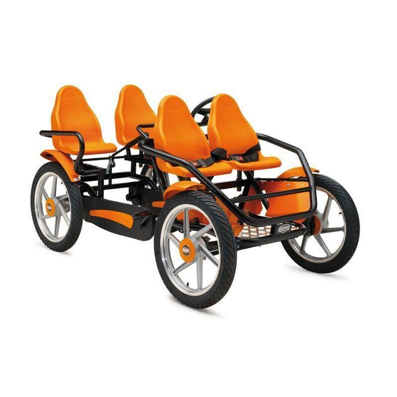 BERG Gokart XXL - Gran Tour Racer 4 Sitzer orange F